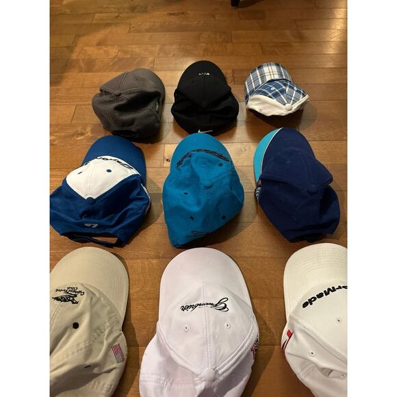 Cobra, Nike, Adidas Golf baseball hat bundle of 13 hats - Picture 7 of 12